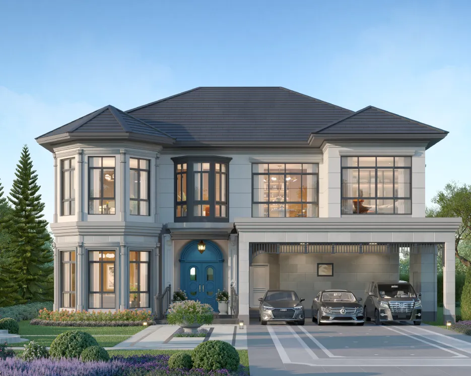 รับสร้างบ้าน แบบบ้าน New York Renaissance Revival - NYR-NB10-437