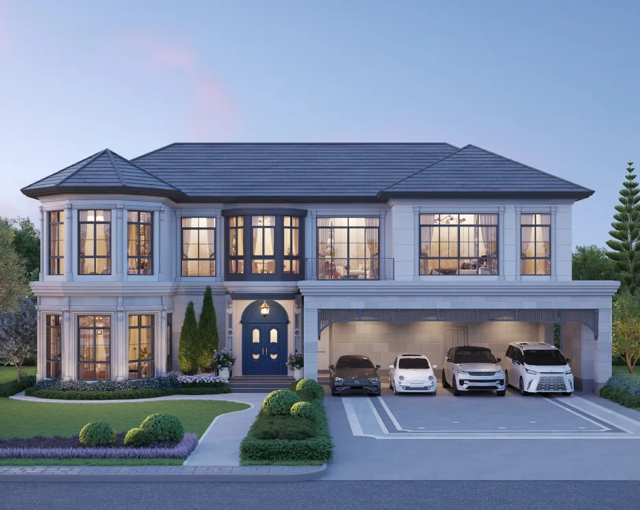 รับสร้างบ้าน แบบบ้าน New York Renaissance Revival - NYR-NB10-540