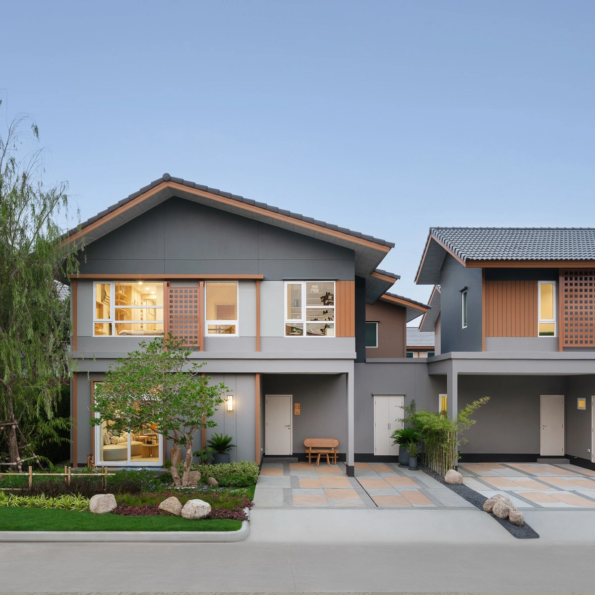 บ้านเดี่ยว อณาสิริ อยุธยา 2 เลขที่ 11 ทิศใต้ บ้านแฝดฟังก์ชันครบ พร้อมอยู่