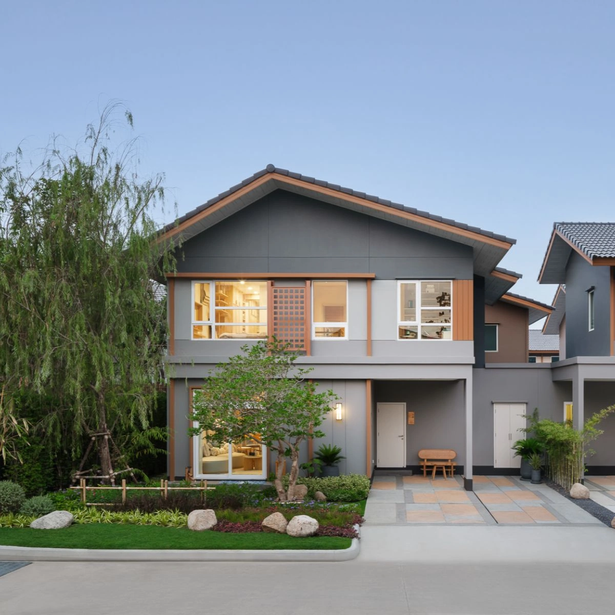 บ้าน อณาสิริ อยุธยา 2 เลขที่ 18 ทิศใต้ บ้านโซนหน้าสวน ฟังก์ชันครบ