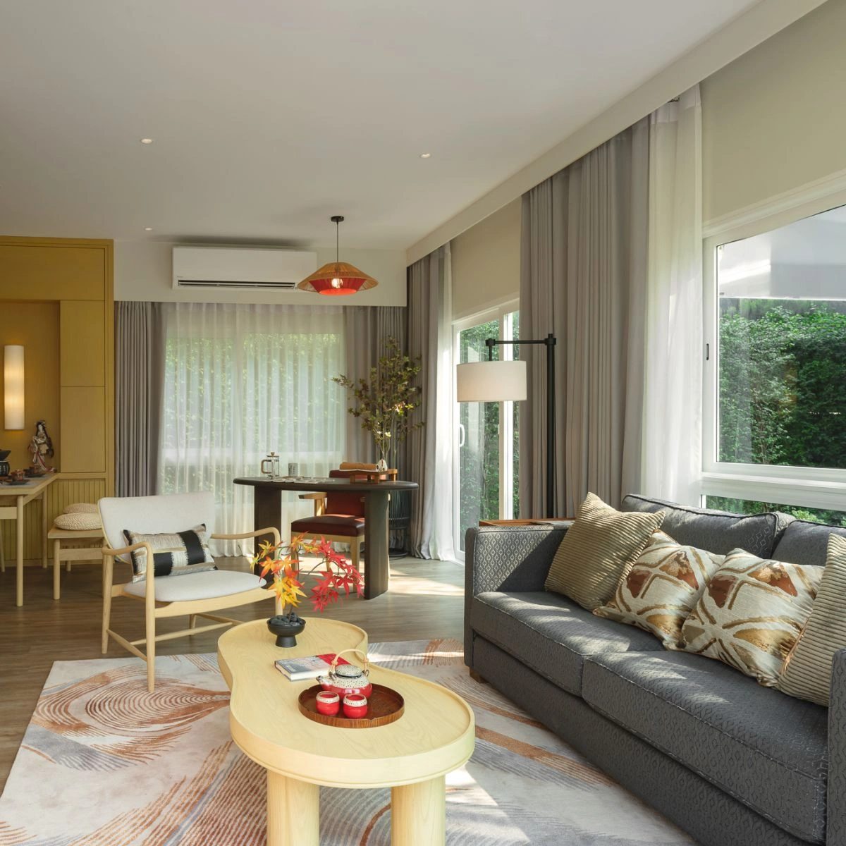 บ้านเดี่ยว อณาสิริ อยุธยา 2 เลขที่ 59/68 ทิศใต้ *บ้านตัวอย่าง*<br> โซนด้านหน้าโครงการ