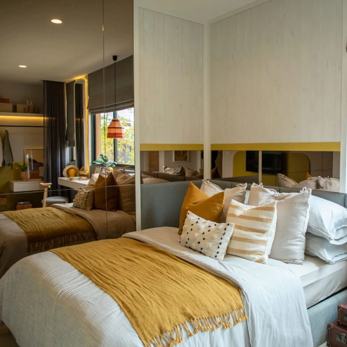 บ้านเดี่ยว อณาสิริ บางนา เลขที่ 99/96 ทิศใต้ *บ้านตัวอย่าง*<br> หน้าสวน ติดถนนเมน