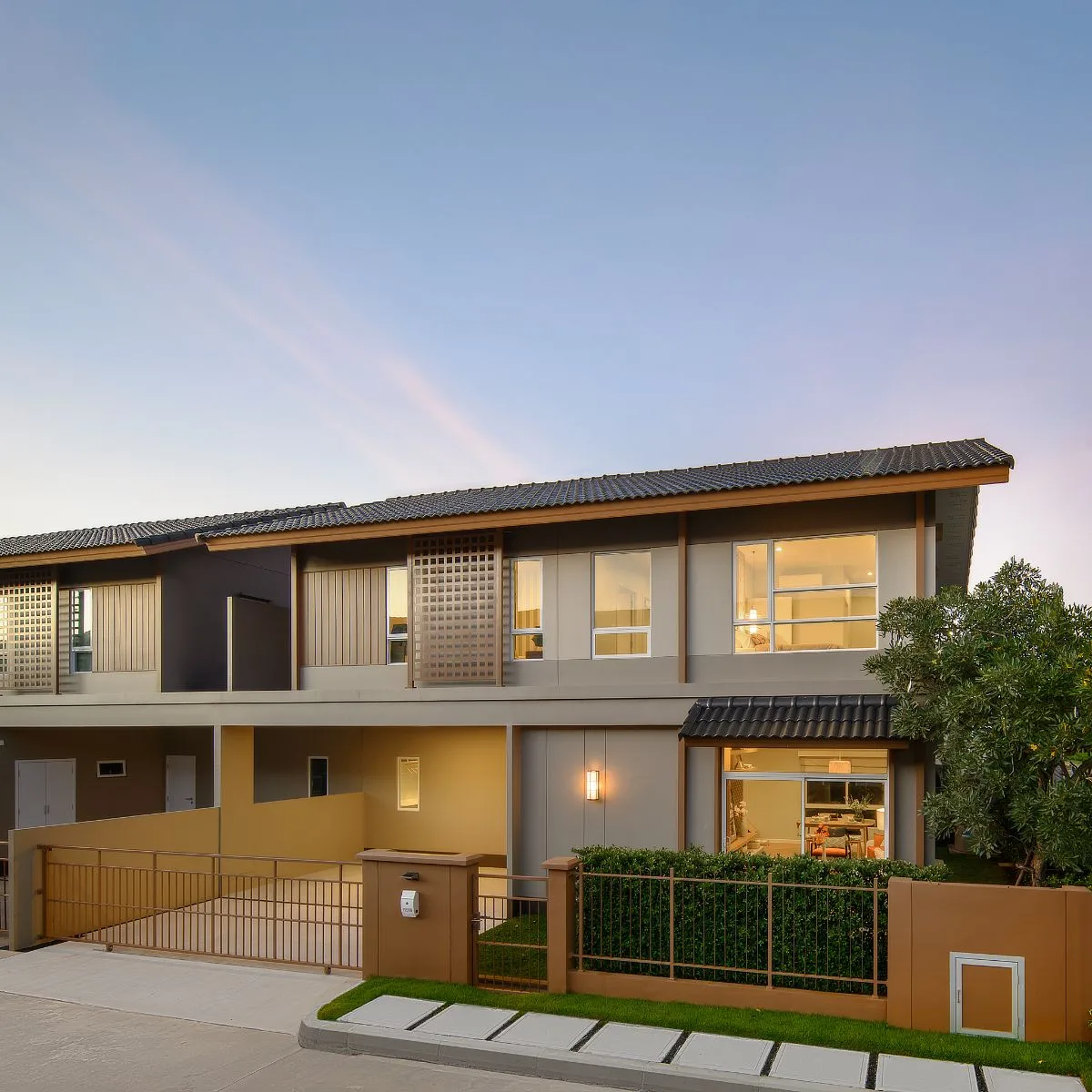 บ้านแฝด อณาสิริ กรุงเทพ - ปทุมธานี 2 ทิศใต้ บ้านแฝด พร้อมห้อง Laundry