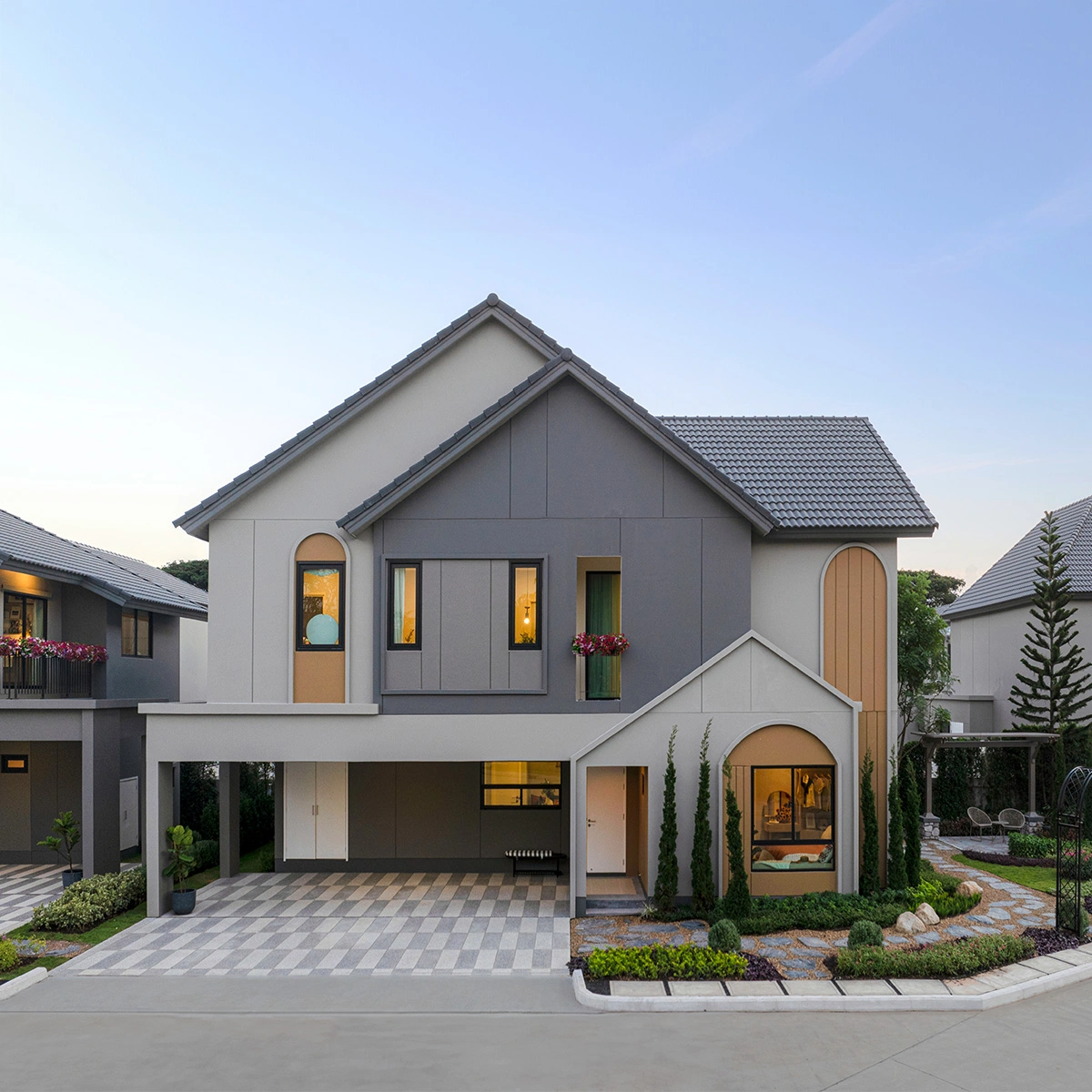 บ้านเดี่ยว อณาสิริ พายัพ เลขที่ 95/71 ทิศเหนือ *บ้านตัวอย่าง*<br> บ้านแฝด ที่ดินใหญ่ หน้าสวน & คลับเฮาส์