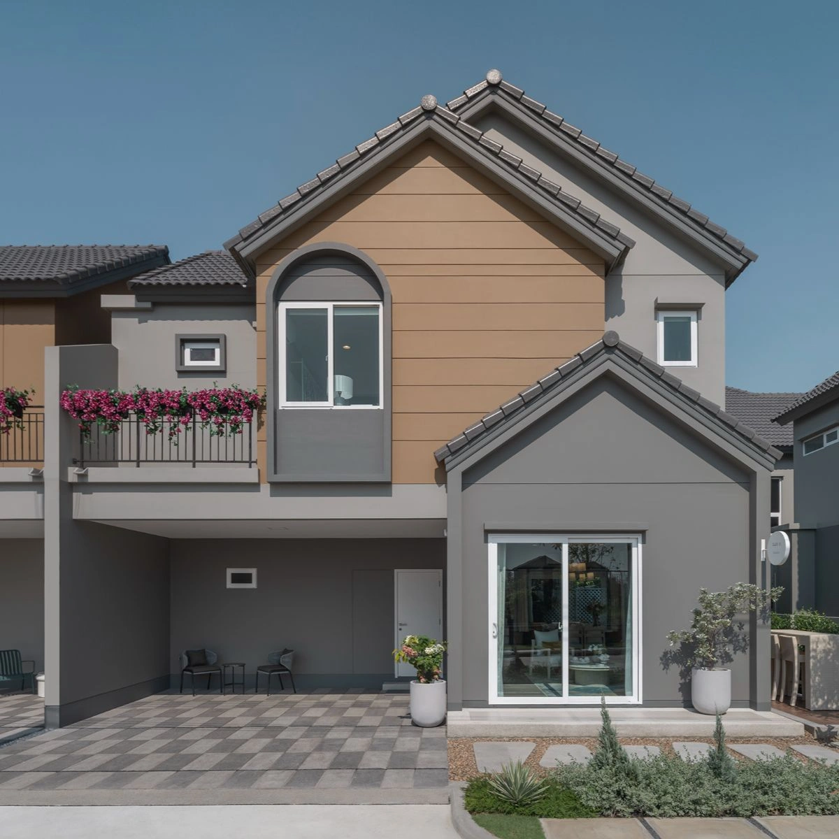 บ้าน อณาสิริ ปิ่นเกล้า - กาญจนาฯ เลขที่ 168/111 ทิศใต้ แปลงมุม โซนส่วนตัว