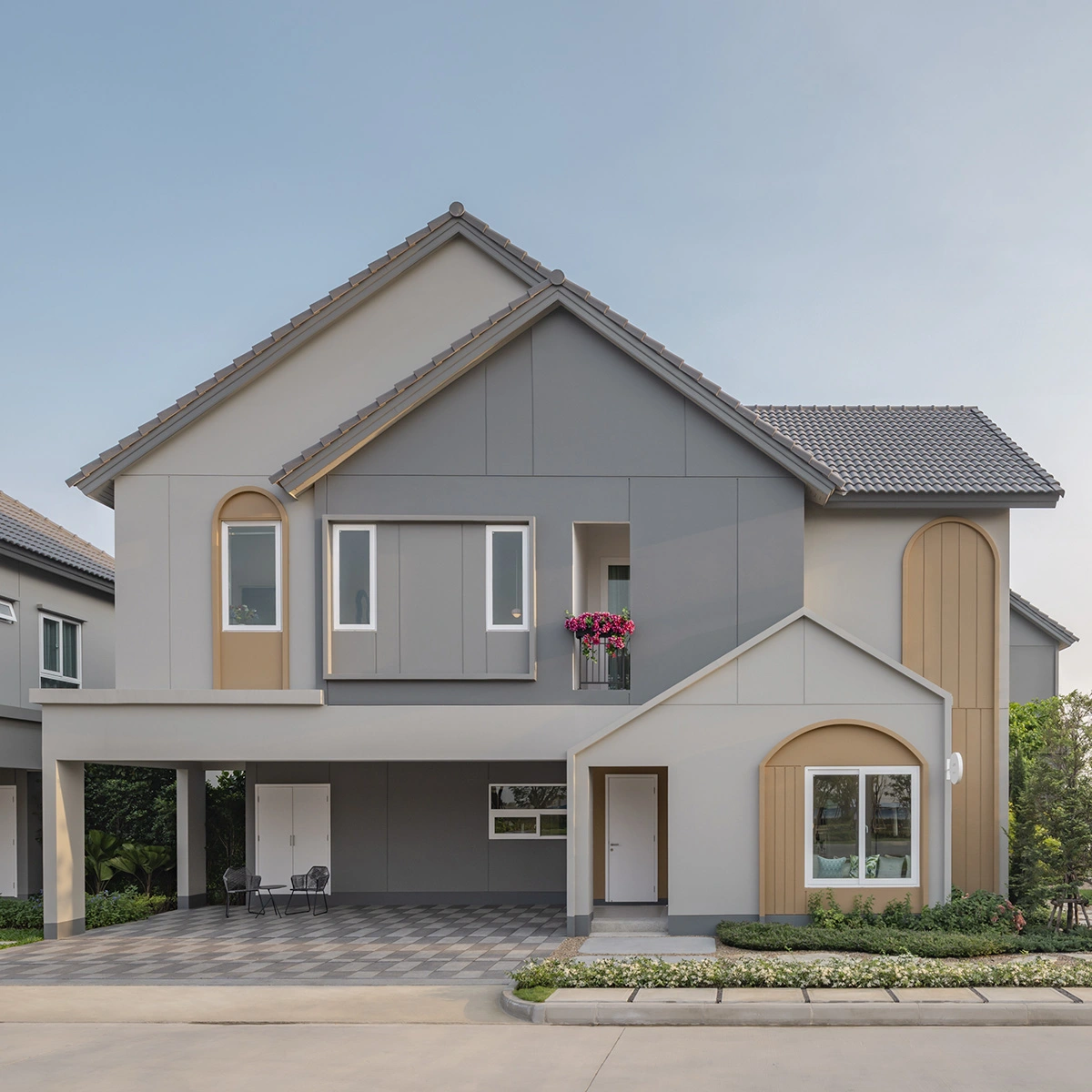 บ้านเดี่ยว อณาสิริ ปิ่นเกล้า - กาญจนาฯ เลขที่ 168/67 ทิศใต้ บ้านเดี่ยวใหญ่<br>หน้าสวน แปลงมุม ที่ดินใหญ่