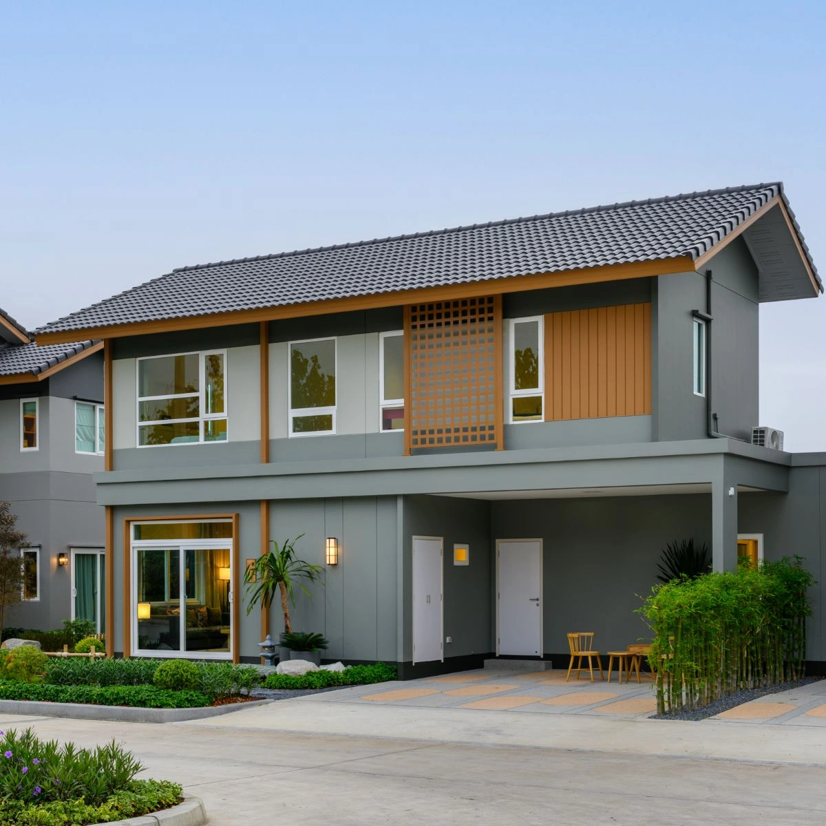 บ้านแฝด อณาสิริ รังสิต - คลอง 3 เลขที่ 79/208 ทิศเหนือ บ้านแฝด เฟสใหม่ หน้าบ้านไม่ติดใคร