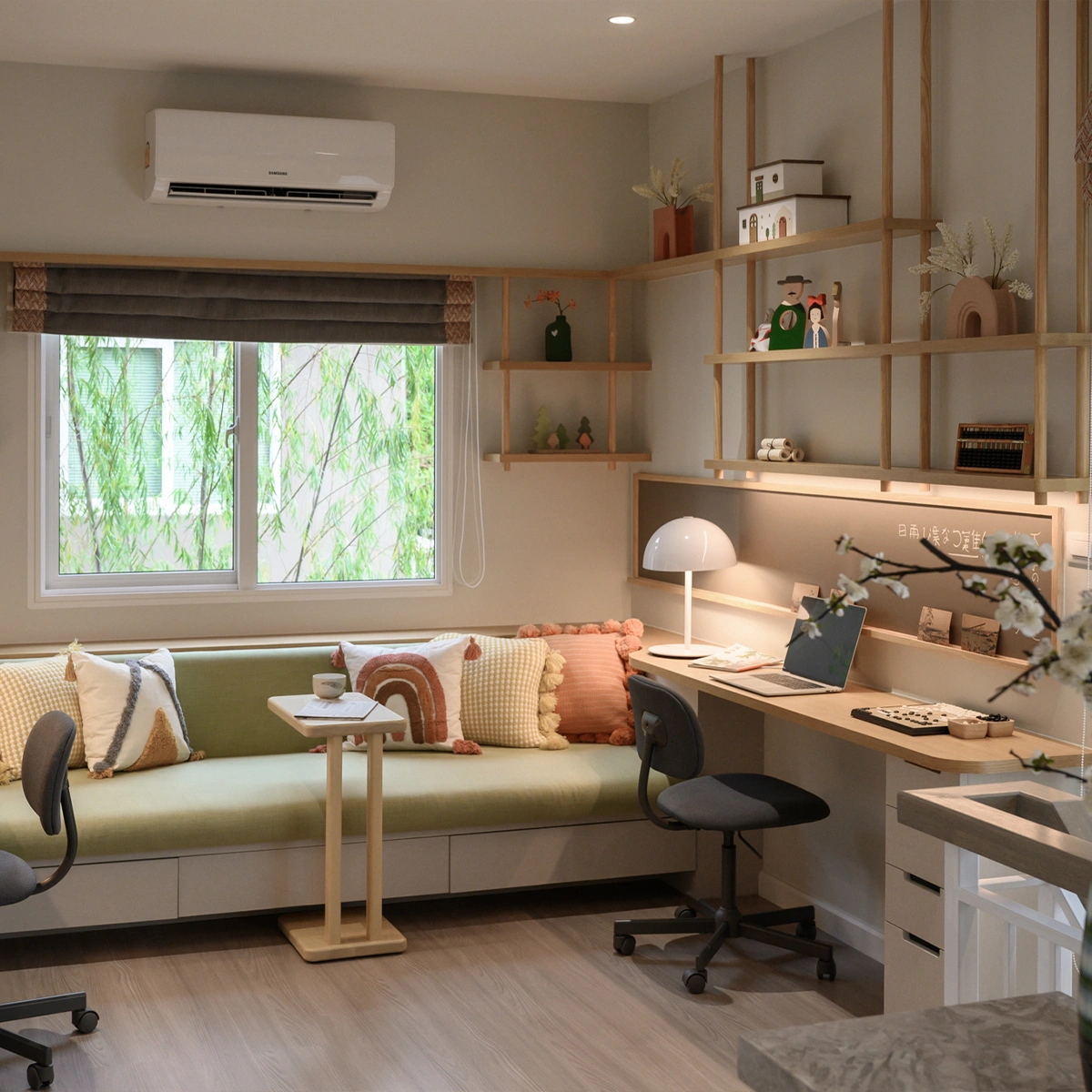 บ้านเดี่ยว อณาสิริ รังสิต - คลอง 3 เลขที่ 79/3 ทิศใต้ *บ้านตัวอย่าง*<br> บ้านเดี่ยว โซนส่วนตัว