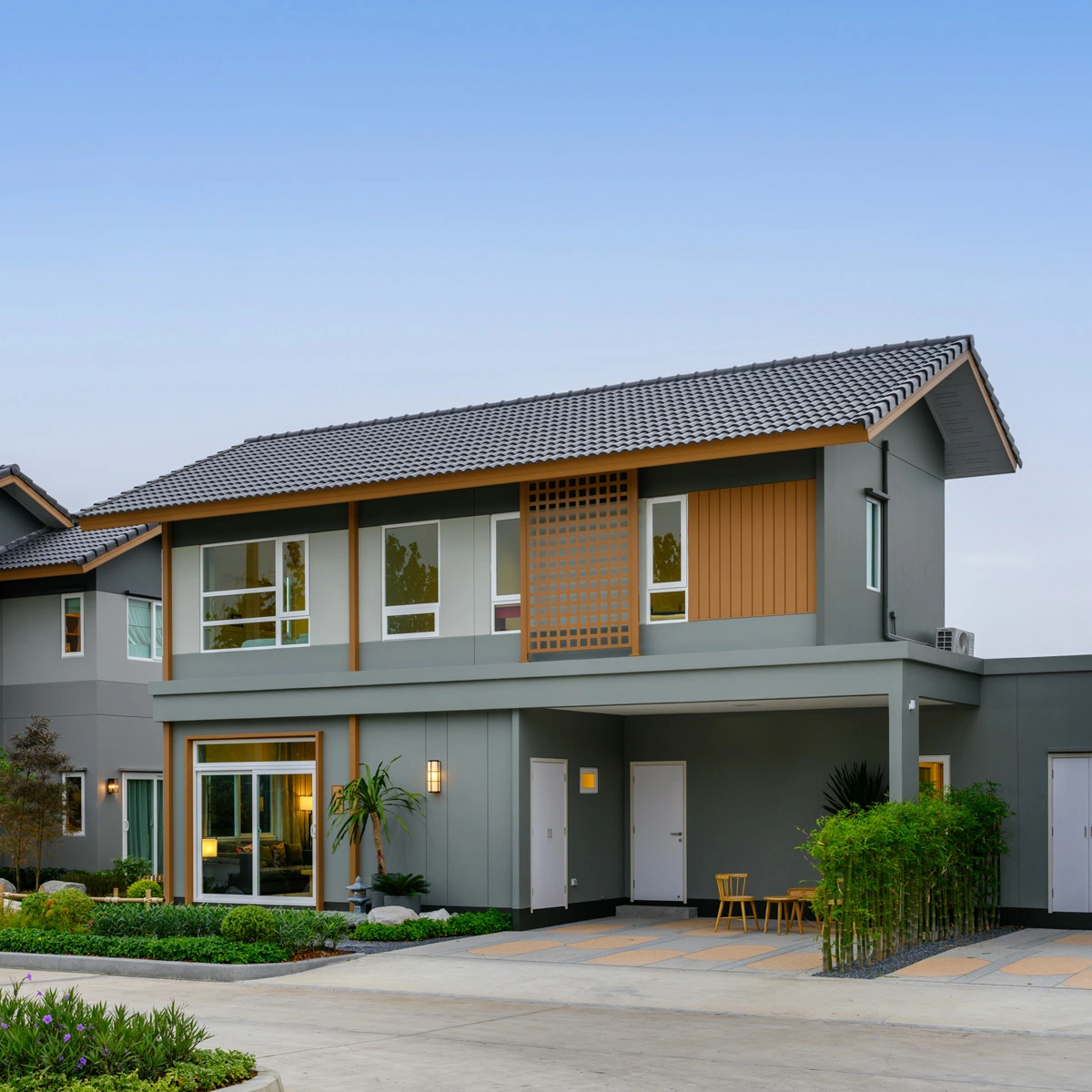 บ้านเดี่ยว อณาสิริ รังสิต - คลอง 3 เลขที่ 90 ทิศเหนือ บ้านแฝด ฟังก์ชันครบ
