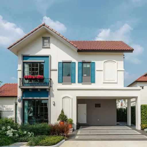 บ้าน อณาสิริ ศาลายา - ปิ่นเกล้า เลขที่ 100/44 ทิศใต้ บ้านเดี่ยว แปลงมุม โซนใกล้สวน