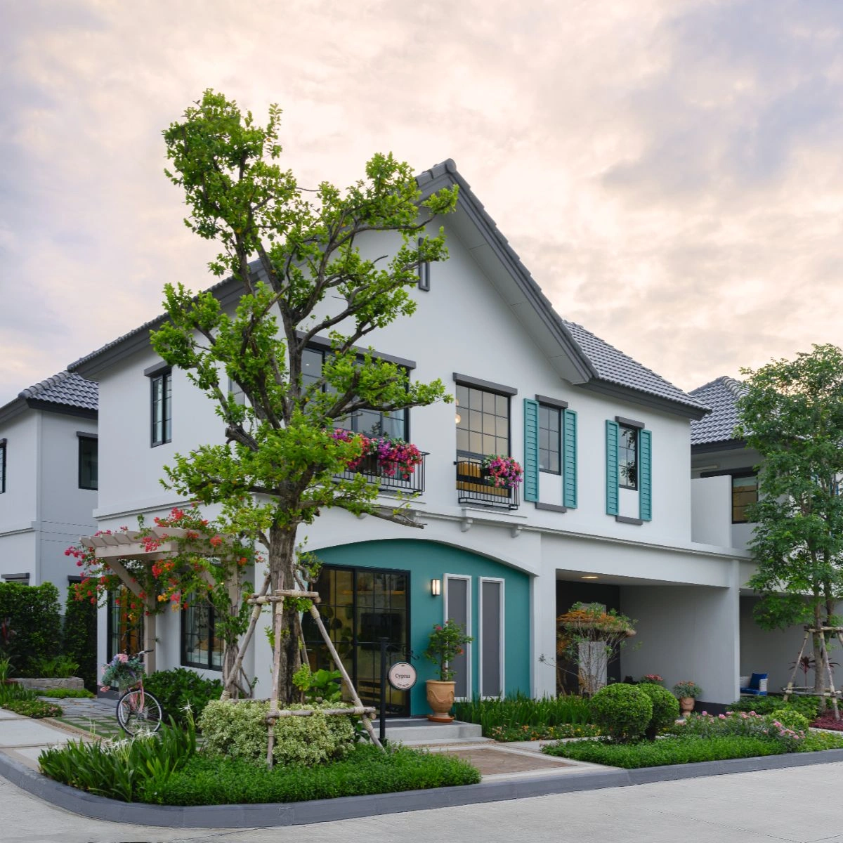 บ้าน อณาสิริ ศรีนครินทร์ - แพรกษา เลขที่ 188/290 ทิศใต้ โซนส่วนตัว แปลงมุม