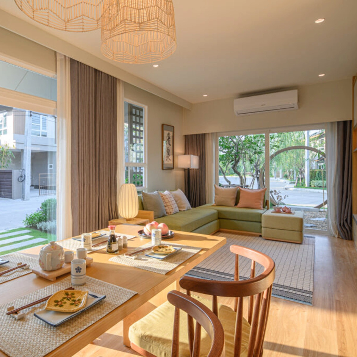 บ้านเดี่ยว อณาสิริ ติวานนท์ - ศรีสมาน เลขที่ 12 ทิศเหนือ *บ้านตัวอย่าง*<br> แต่งครบ โซนส่วนตัว