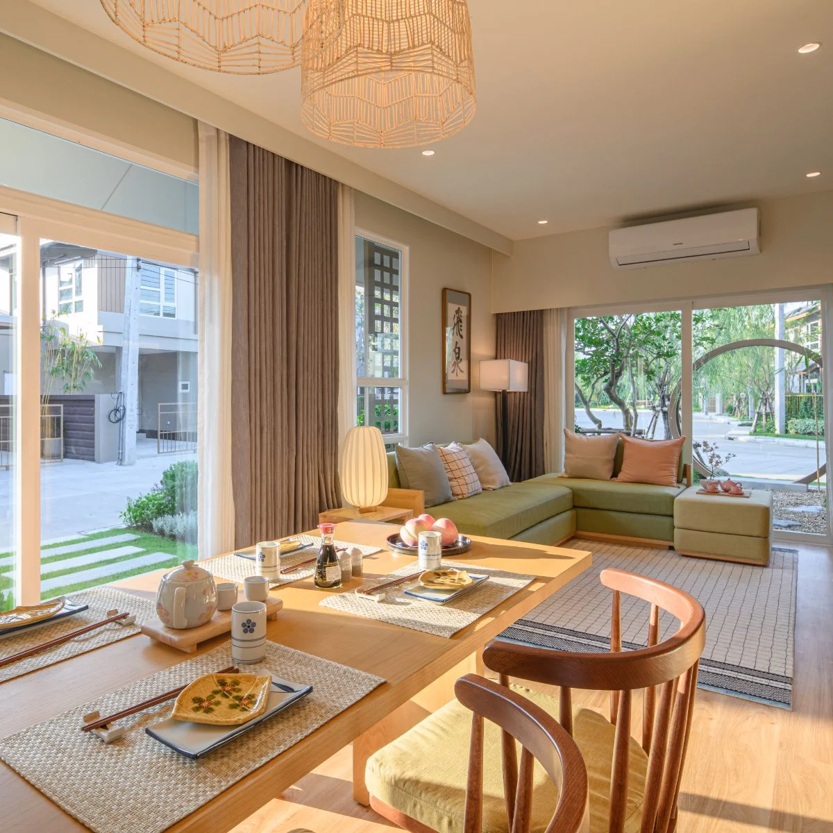 บ้าน อณาสิริ ติวานนท์ - ศรีสมาน เลขที่ 119/136 ทิศใต้ บ้านเดี่ยวที่ดินใหญ่