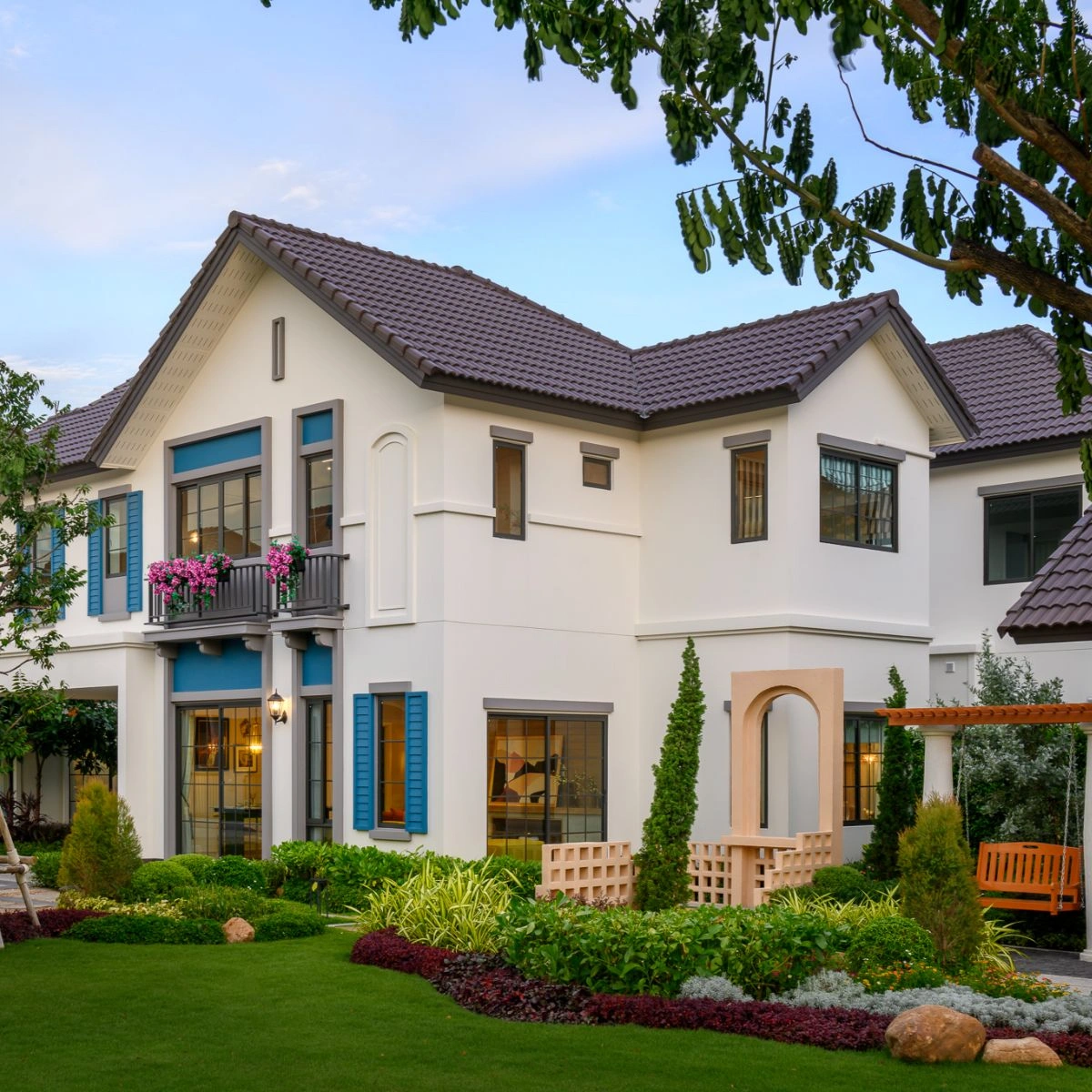 บ้าน อณาสิริ เวสต์เกต เลขที่ 125/8 ทิศเหนือ แปลงมุม โซนส่วนตัว หน้าบ้านไม่ชนใคร