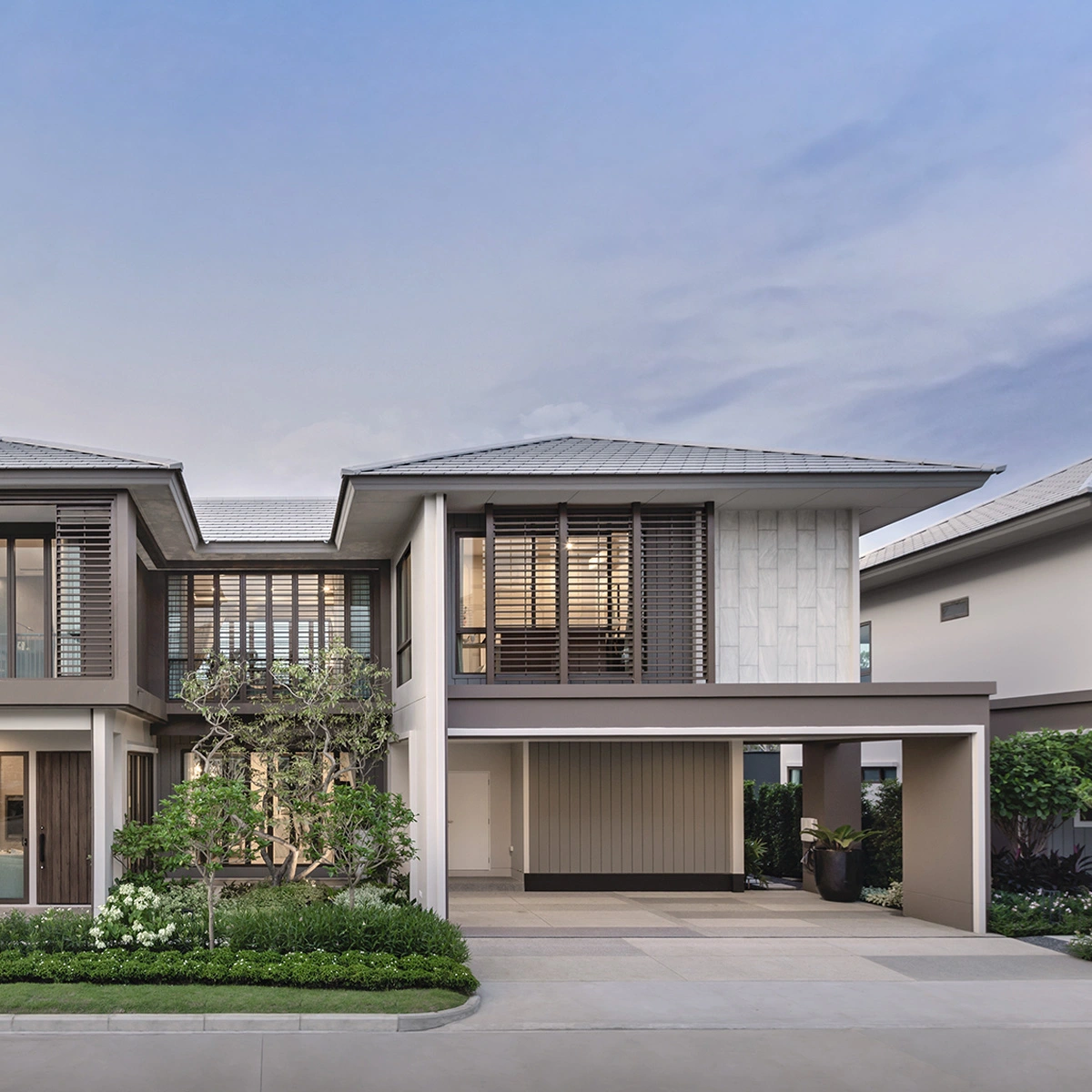 บ้านเดี่ยว บุราสิริ กรุงเทพกรีฑา เลขที่ 95/88 ทิศใต้ หลังสุดท้าย<br>  บ้านแปลงมุมที่ดินใหญ่