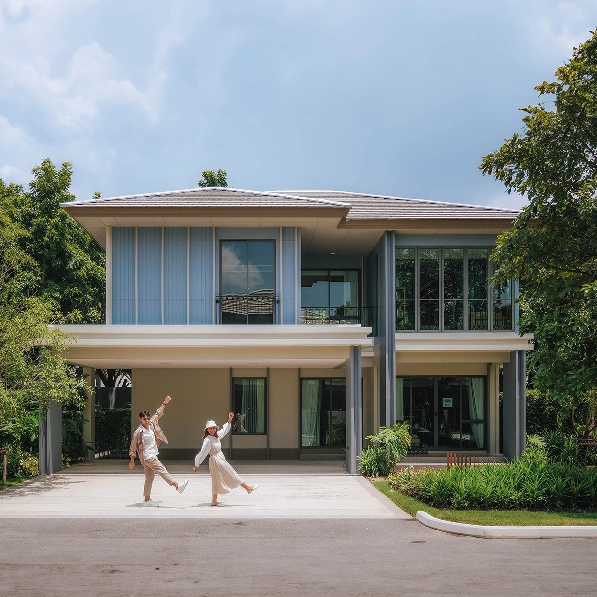 บ้าน บุราสิริ พระราม 2 เลขที่ 2 ทิศใต้ *บ้านตัวอย่าง*  แบบบ้านวิณดารา พร้อมอยู่