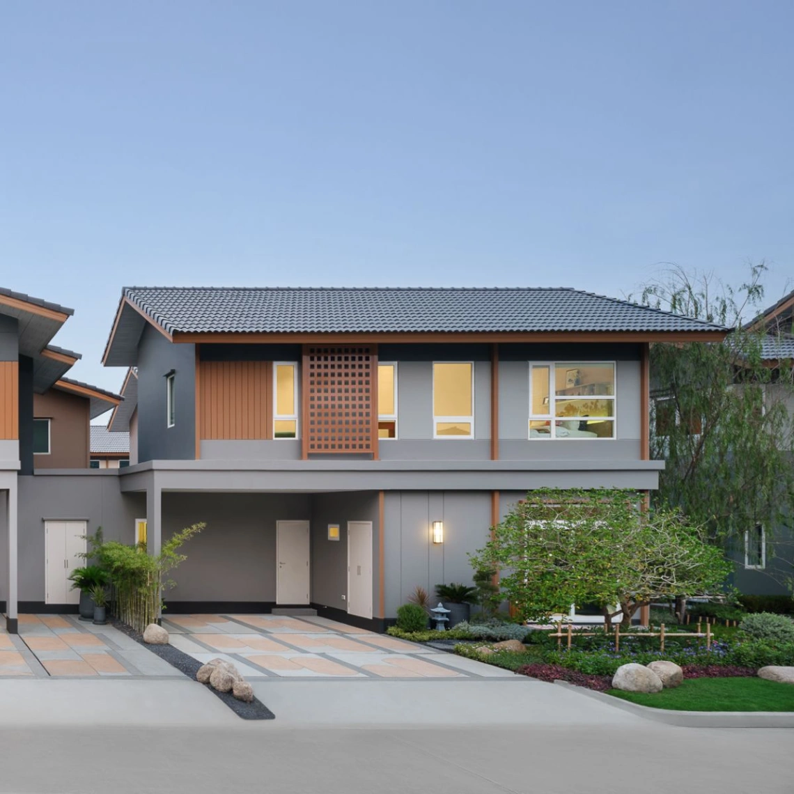 บ้าน อณาสิริ อยุธยา 2 เลขที่ 59/25 ทิศใต้ แบบบ้านขายดี ใกล้คลับเฮาส์