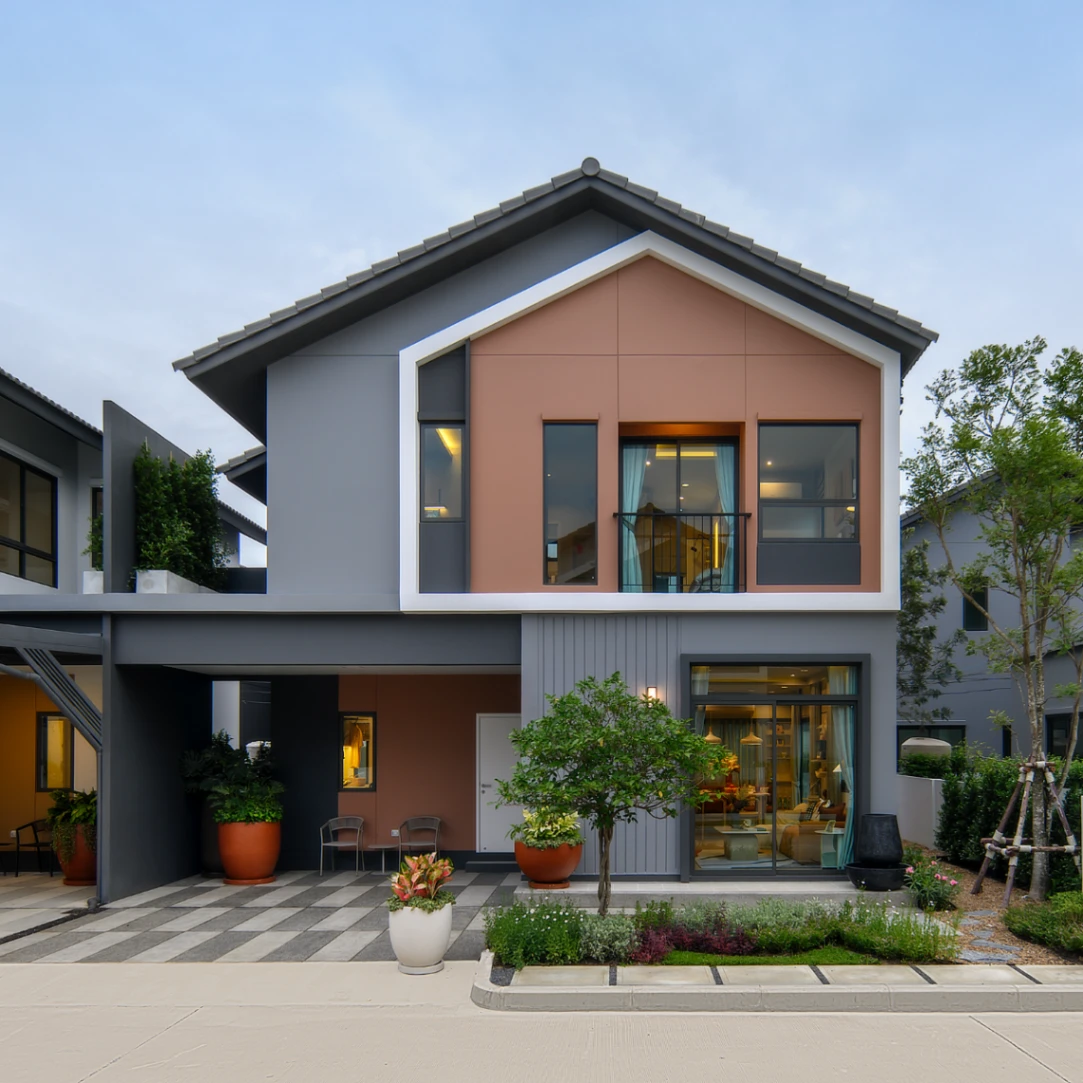 บ้าน อณาสิริ ชัยพฤกษ์ - วงแหวน 2 เลขที่ 999/100 ทิศใต้ เฟสใหม่  โซนส่วนตัว