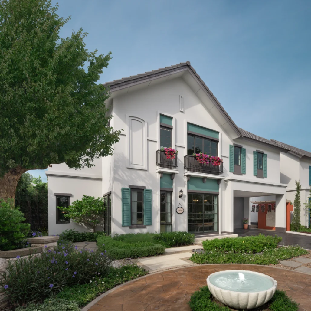 บ้าน อณาสิริ พระราม 2 - วงแหวน เลขที่ 1199/66 ทิศใต้ แปลงมุม ได้พื้นที่สวนข้างบ้านใหญ่