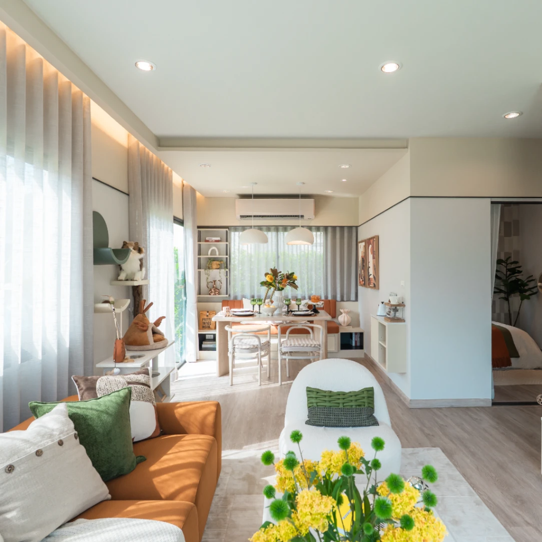 บ้านแฝด อณาสิริ รัตนาธิเบศร์ เลขที่ 111/29 ทิศใต้ บ้านแฝดใหญ่ เฟสใหม่