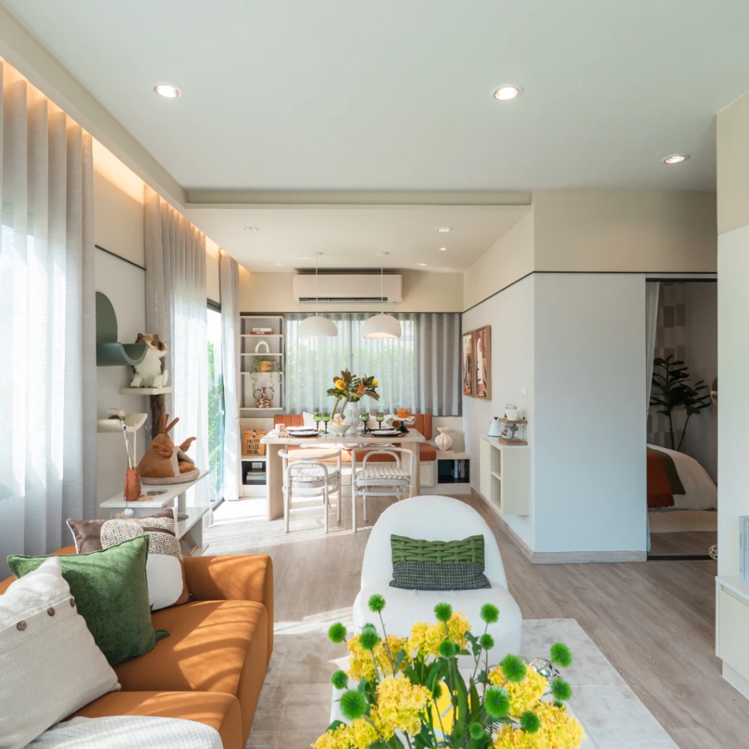 บ้านแฝด อณาสิริ รัตนาธิเบศร์ เลขที่ 111/38 ทิศเหนือ บ้านแฝดใหญ่ เฟสใหม่