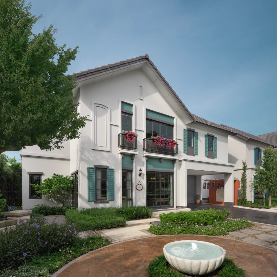 บ้าน อณาสิริ เวสต์เกต เลขที่ 125/241 ทิศใต้ แปลงมุม  ส่วนตัว ได้พื้นที่ทำสวน