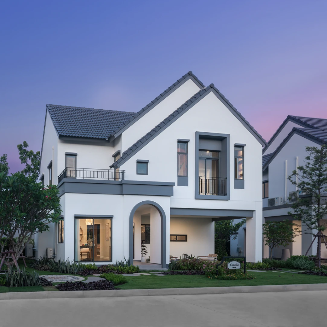 บ้าน สราญสิริ บางนา เลขที่ 999/171 ทิศใต้ แปลงมุม ที่ดินใหญ่