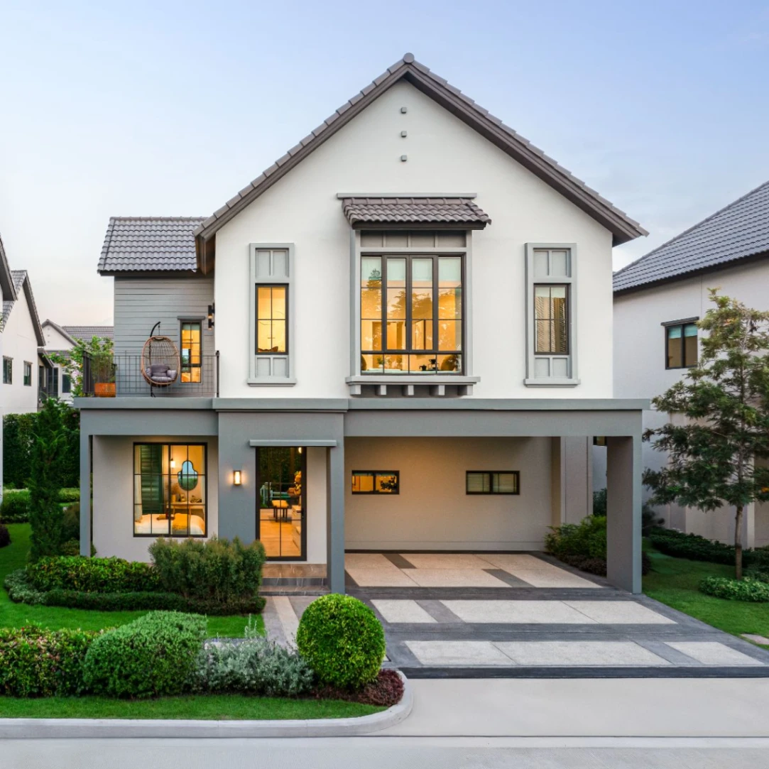 บ้าน สราญสิริ เวสต์เกต เลขที่ 126/132 ทิศใต้ แบบบ้านขายดี แปลงมุม โซนใหม่