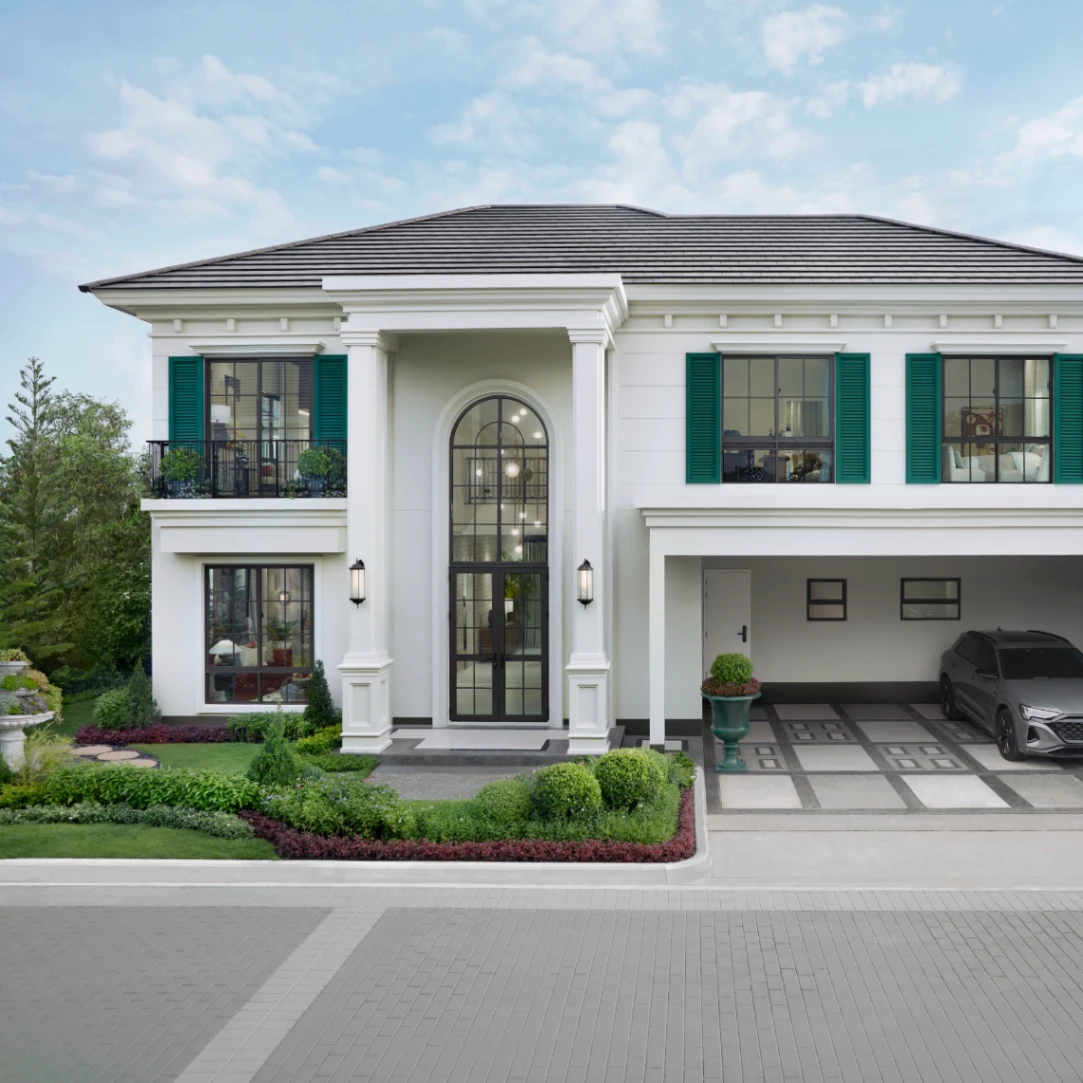 บ้าน เศรษฐสิริ บางนา กม.10 เลขที่ 898/41 ทิศเหนือ ใกล้คลับเฮาส์ และสวนส่วนกลาง