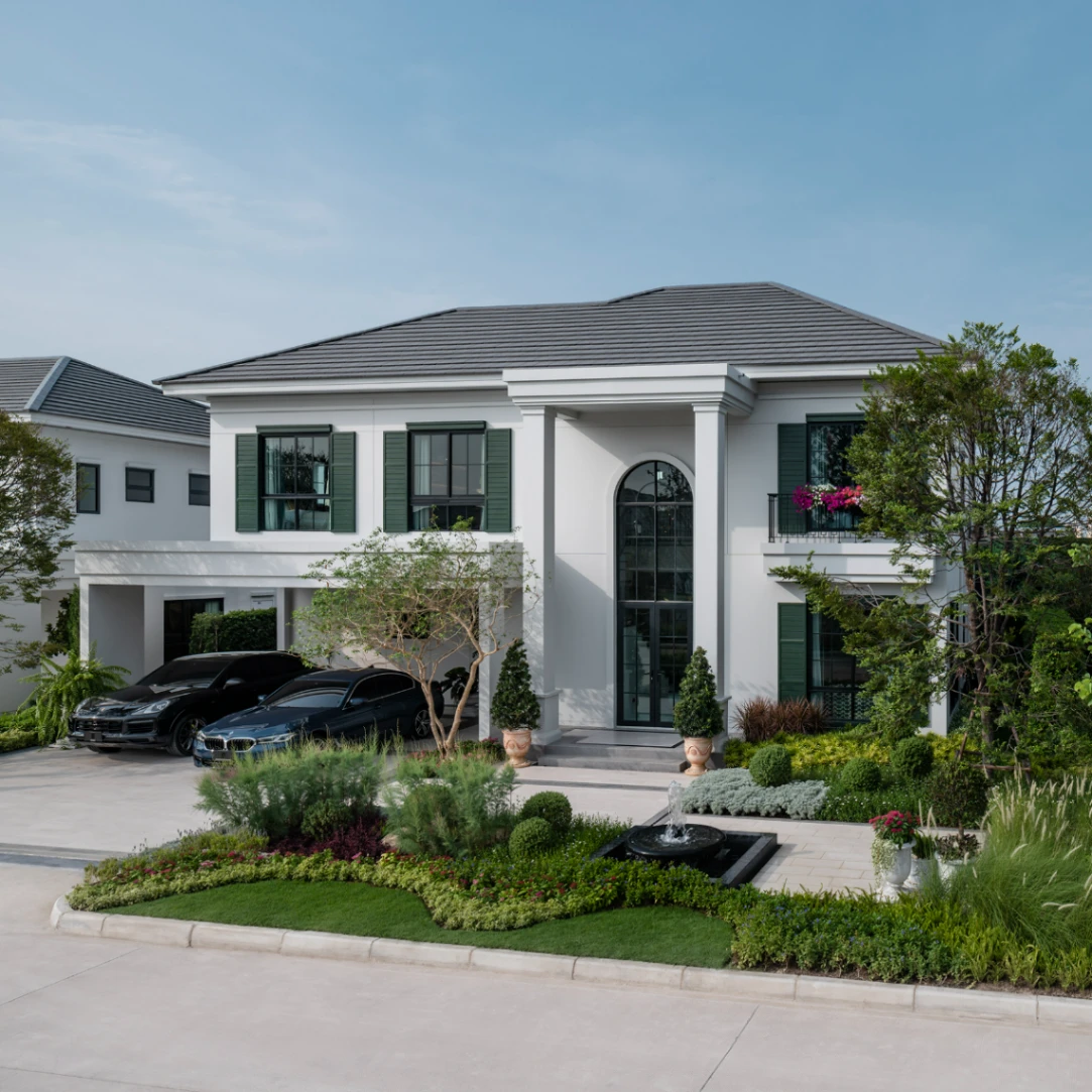 บ้าน เศรษฐสิริ ดอนเมือง เลขที่ 289/116 ทิศใต้ โซนหน้าโครงการ ที่ดินใหญ่