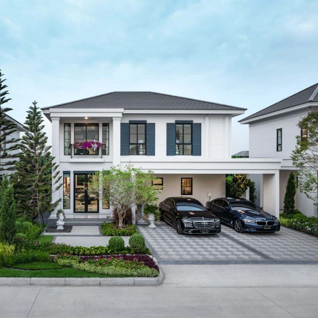 บ้าน เศรษฐสิริ ดอนเมือง เลขที่ 289/66 ทิศเหนือ โซนหน้าโครงการ