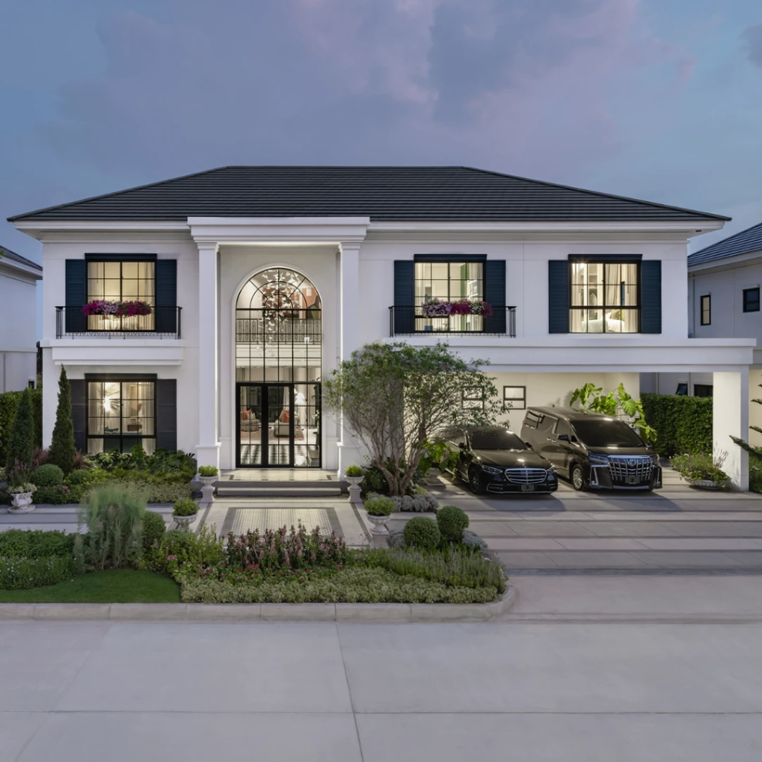 บ้าน เศรษฐสิริ ดอนเมือง เลขที่ 289/70 ทิศเหนือ โซนหน้าโครงการ