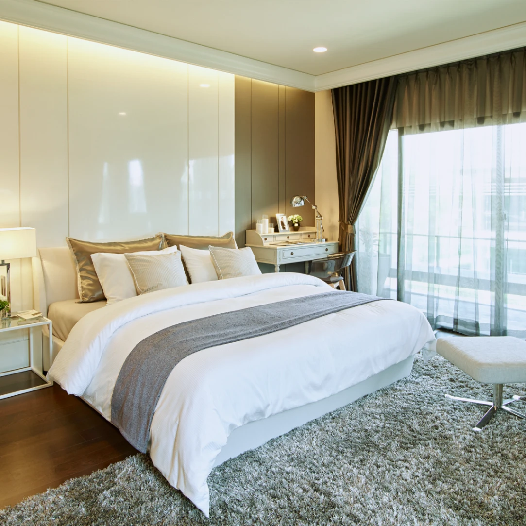 บ้าน เศรษฐสิริ วงแหวน - ลำลูกกา เลขที่ 87/145 ทิศใต้ บ้านพร้อมห้องนอนชั้นล่าง