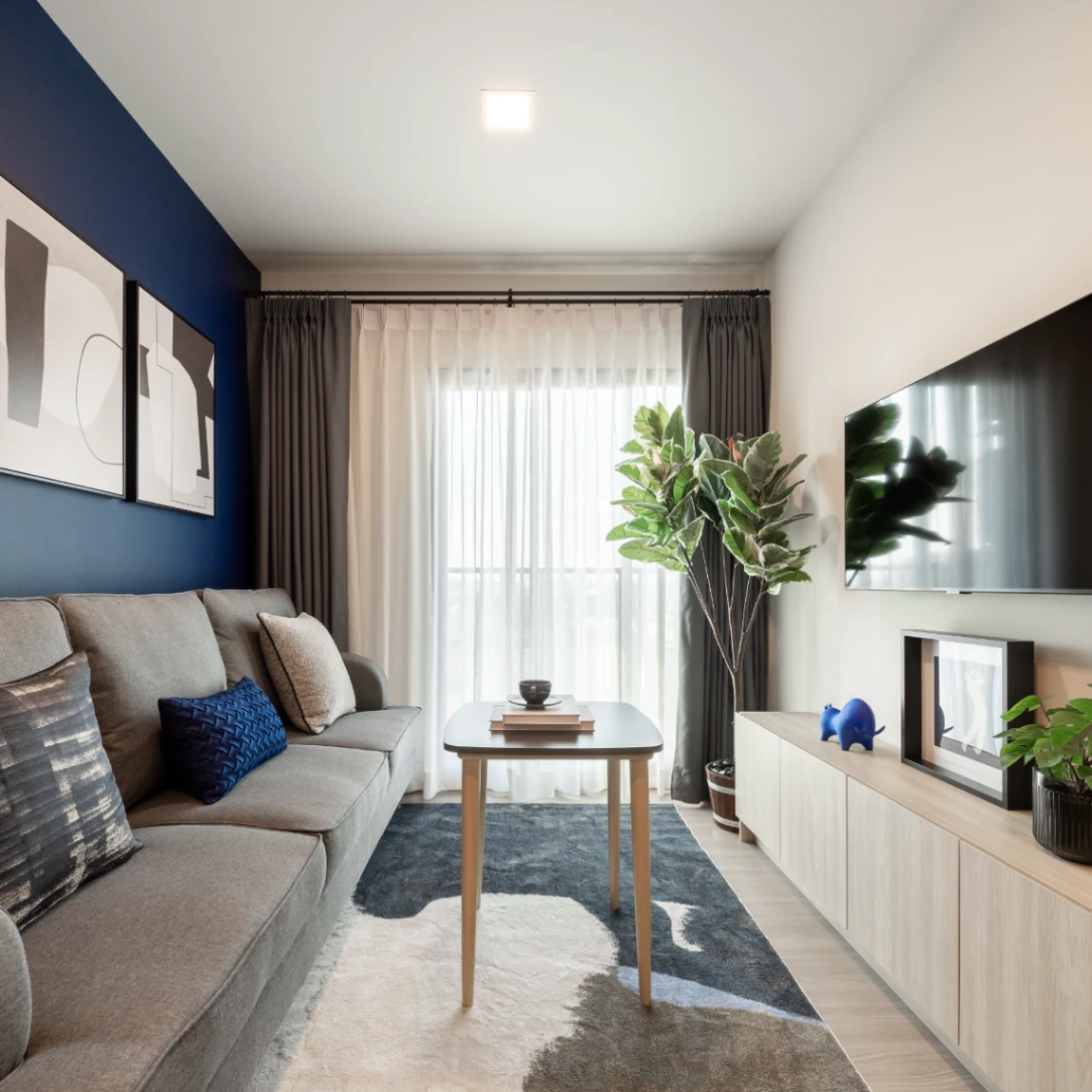 คอนโด เดอะ เบส ดาวน์ทาวน์ ขอนแก่น เลขที่ 010531 ทิศตะวันออกเฉียงใต้ ห้องแต่งครบ พร้อมอยู่ ตึก A ชั้น 5 ลมดี