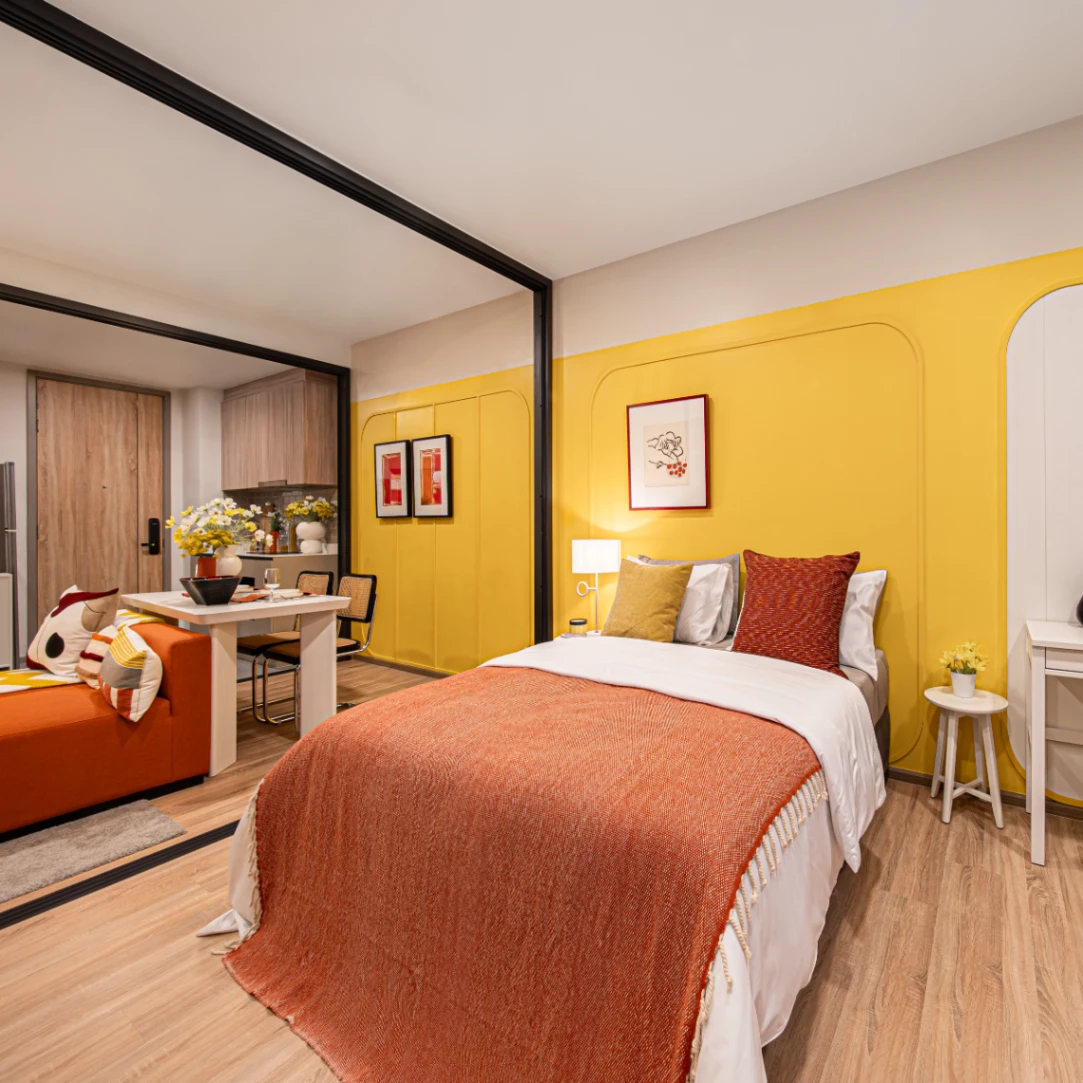 คอนโด เอ็กซ์ที พญาไท เลขที่ 013414 ทิศตะวันตก แต่งเฟอร์ฯครบ* ชั้นสูง วิวเคลียร์