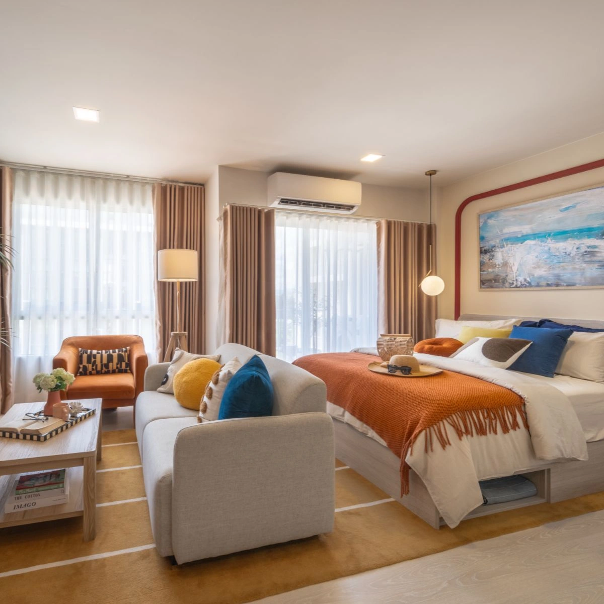 คอนโด ดีคอนโด แซนด์ หาดใหญ่ เลขที่ 010706 ทิศตะวันออก ห้องแต่งครบ พร้อมอยู่ วิวสวน