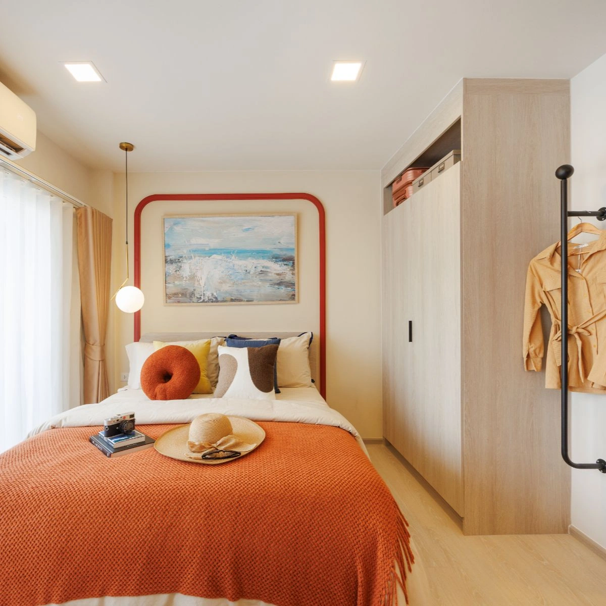 คอนโด ดีคอนโด แซนด์ หาดใหญ่ เลขที่ 020214 ทิศใต้ ห้องแต่งพร้อมอยู่