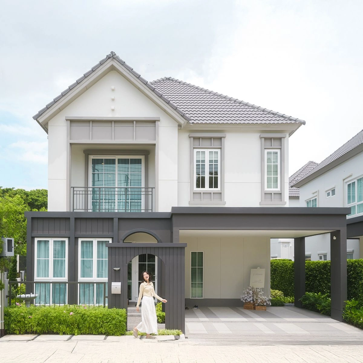 บ้าน ฮาบิเทีย ชัยพฤกษ์ - วงแหวน เลขที่ 111/8 ทิศตะวันออกเฉียงเหนือ แปลงมุม โซนส่วนตัว