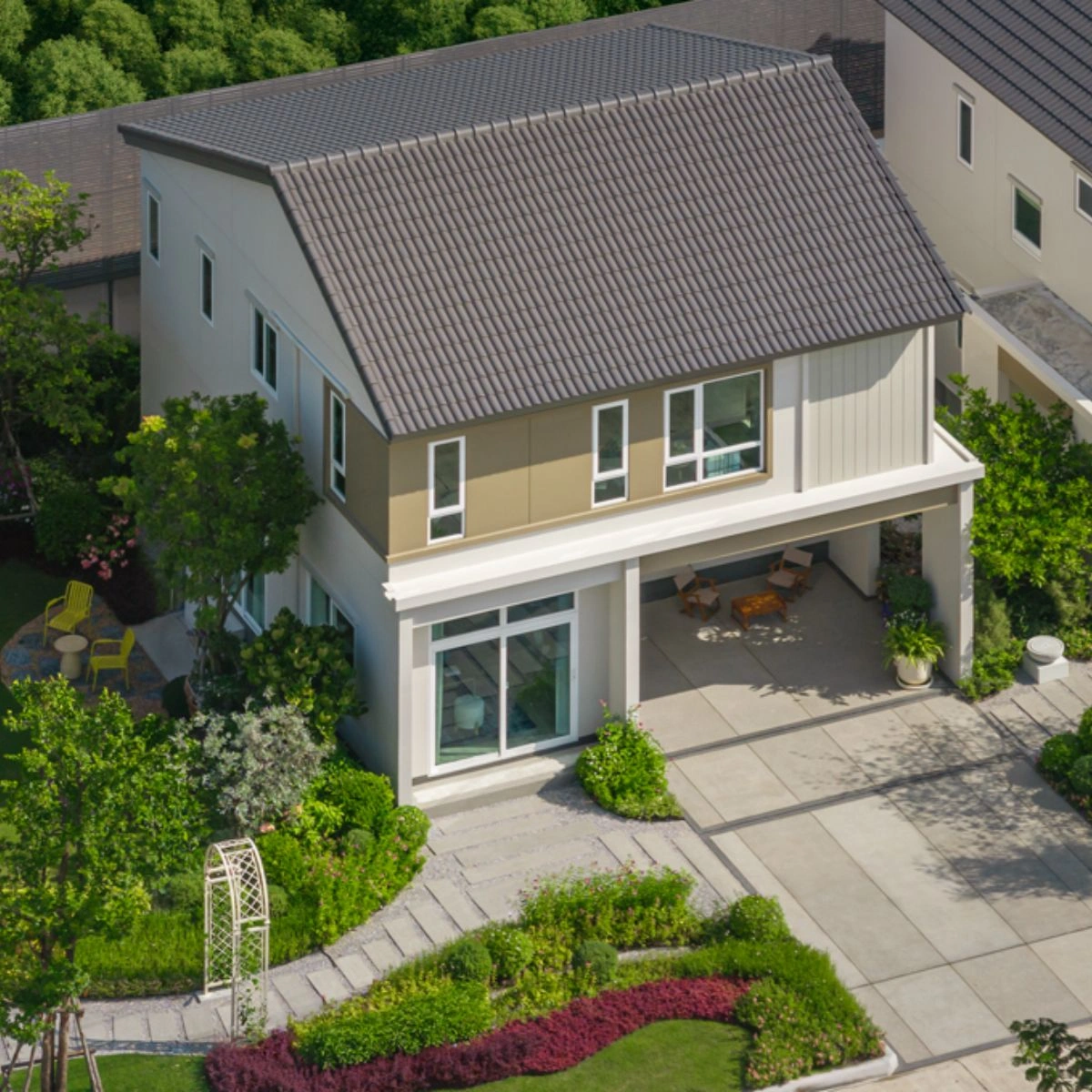 บ้าน เมเบิล บางนา กม.26 เลขที่ 888/10 ทิศตะวันตก โซนใกล้คลับเฮ้าส์