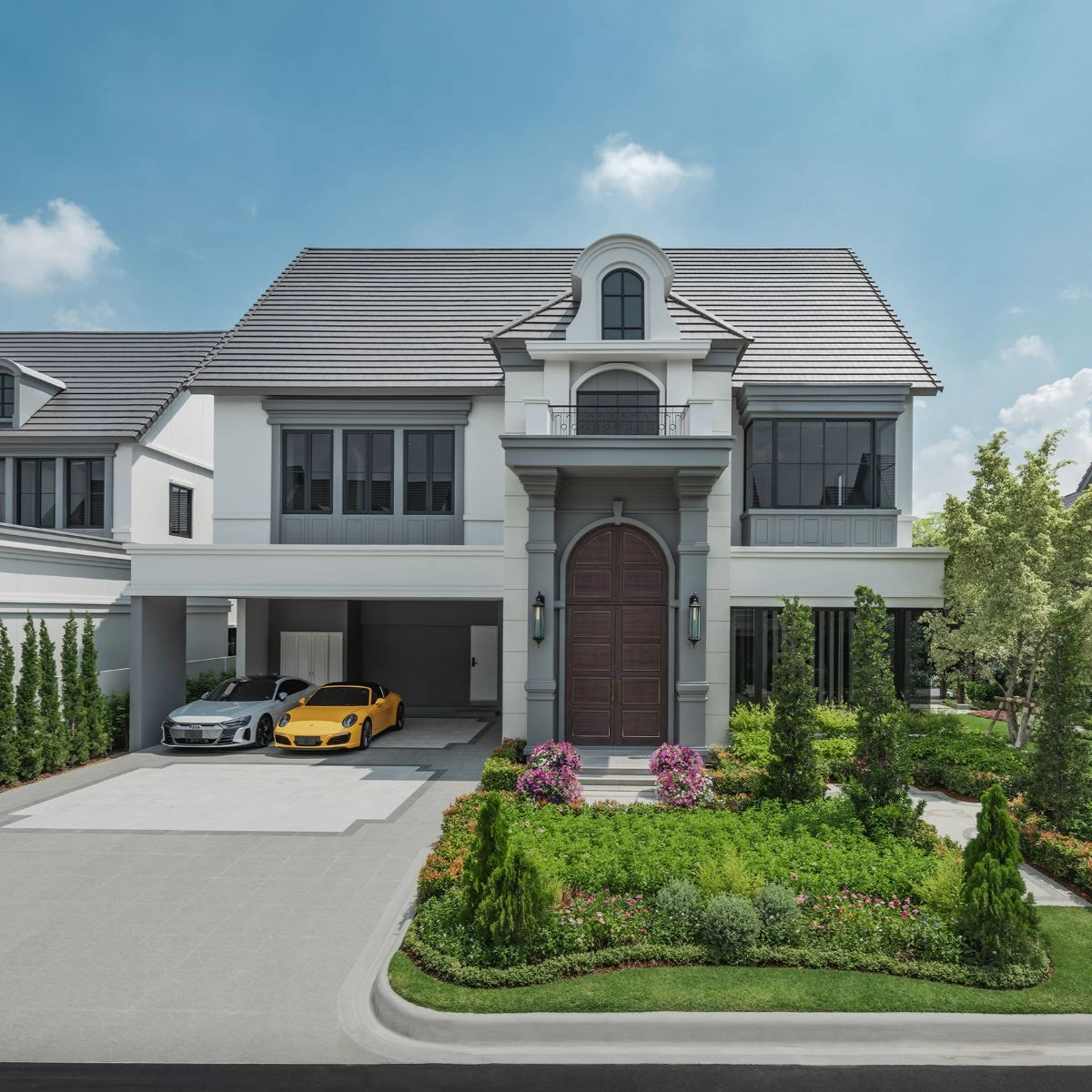 บ้าน นาราสิริ พหล - วัชรพล เลขที่ 999/87 ทิศใต้ บ้านเดี่่ยวหรู ซีรีส์ใหม่