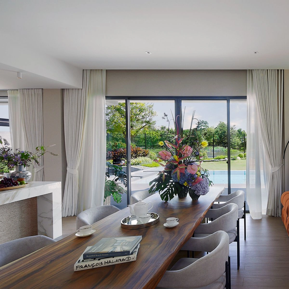บ้านเดี่ยว สราญสิริ บางนา เลขที่ 999/167 ทิศเหนือ *บ้านตัวอย่าง*<br> บ้านริมน้ำ โซนส่วนตัว