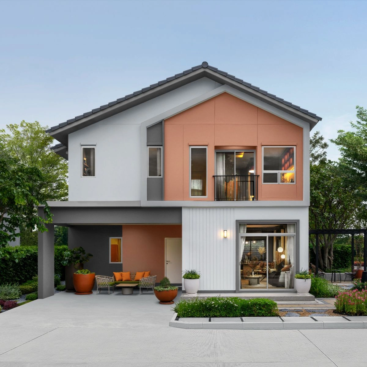 บ้าน สราญสิริ โคราช เลขที่ 399/189 ทิศใต้ แปลงมุม ใกล้สวนส่วนกลาง