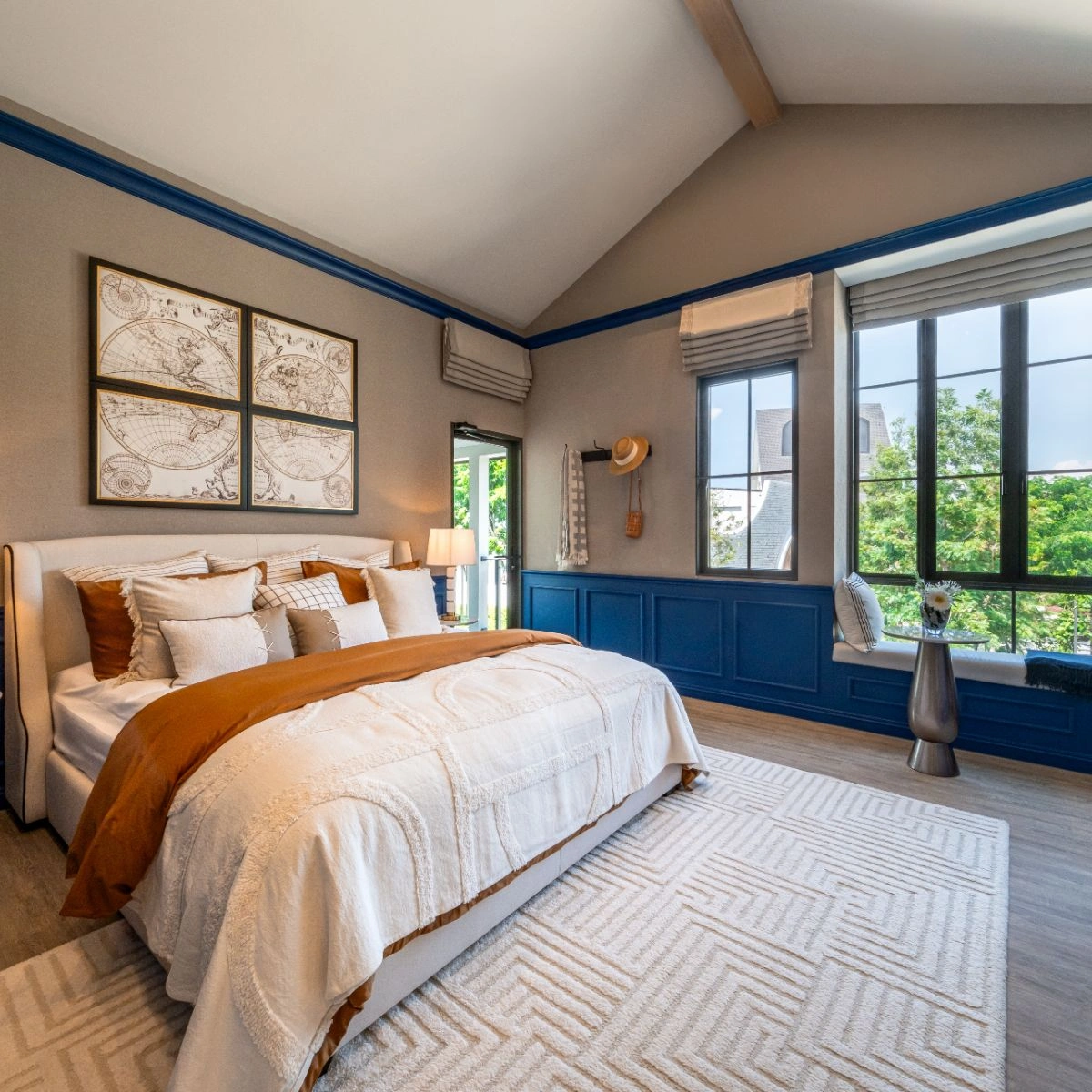 บ้าน สราญสิริ ประชาอุทิศ 90 เลขที่ 345/318 ทิศใต้ โซนสวน หน้าสวน