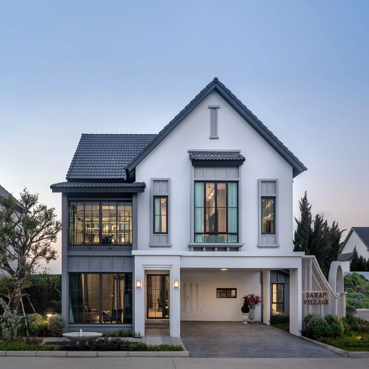 บ้านเดี่ยว สราญสิริ ประชาอุทิศ 90 เลขที่ 345/385 ทิศเหนือ *บ้านตัวอย่าง*<br> แปลงมุุม โซนส่วนตัว