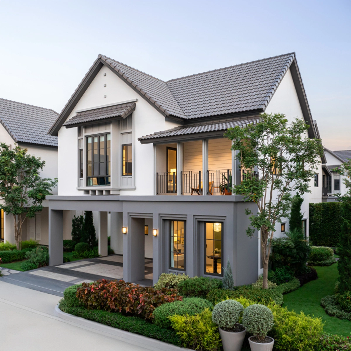 บ้านเดี่ยว สราญสิริ พระราม 2 เลขที่ 124 ทิศใต้ <br>โซนส่วนตัว แบบ Lilac