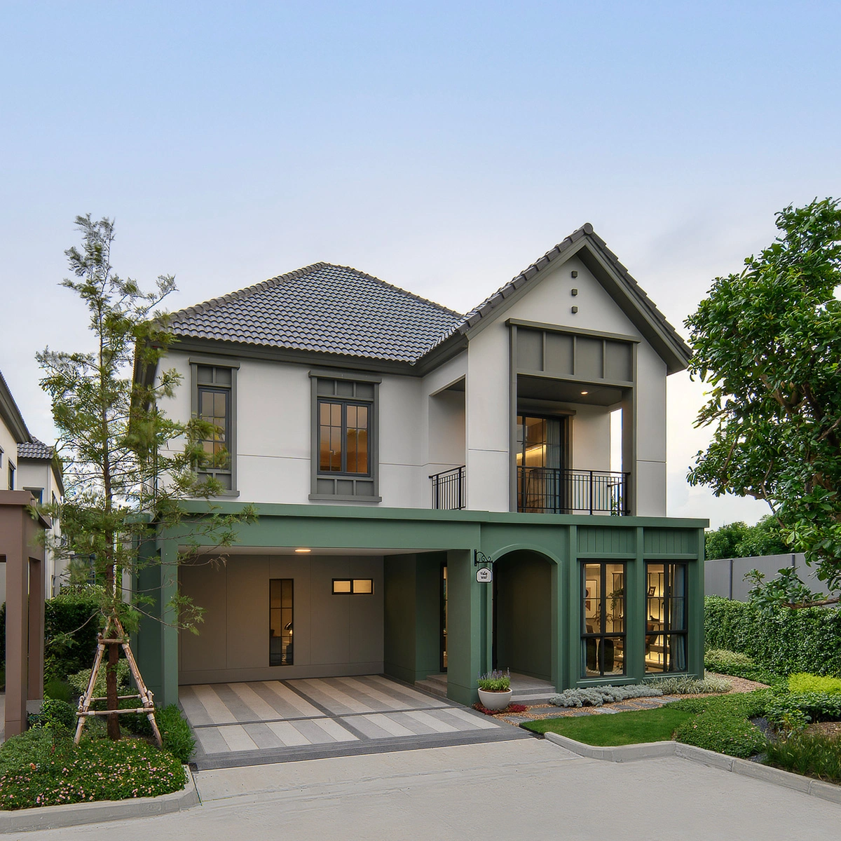 บ้าน สราญสิริ รังสิต 2 เลขที่ 168/108 ทิศใต้ โซนใกล้สวน