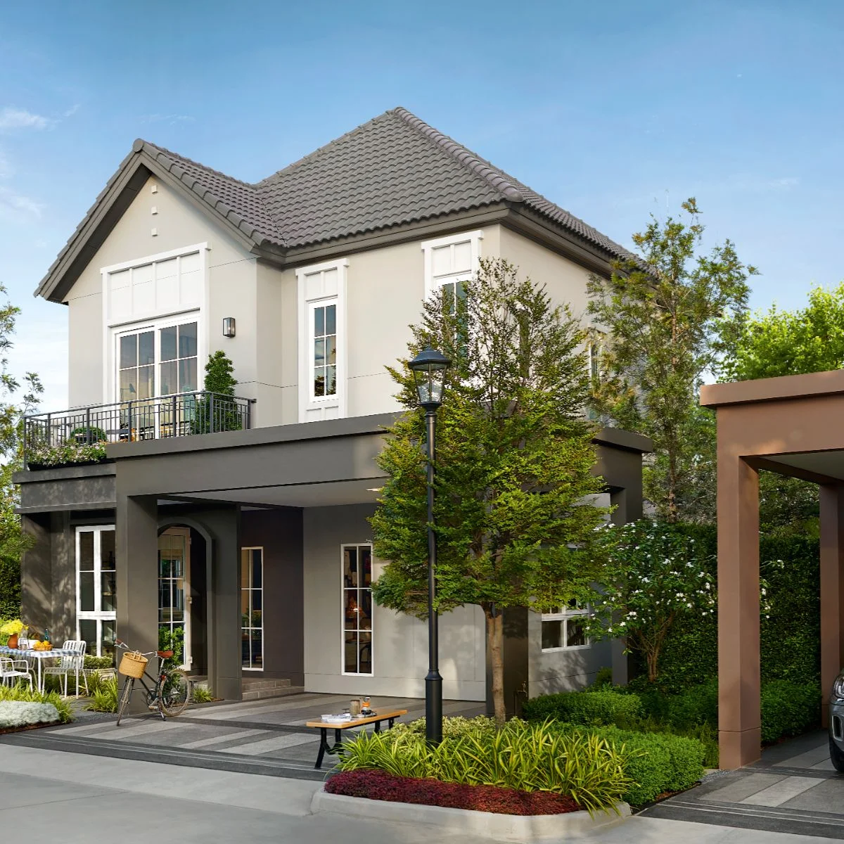 บ้าน สราญสิริ ราชพฤกษ์ - 346 เลขที่ 555/167 ทิศตะวันตกเฉียงเหนือ บ้านโซนใหม่