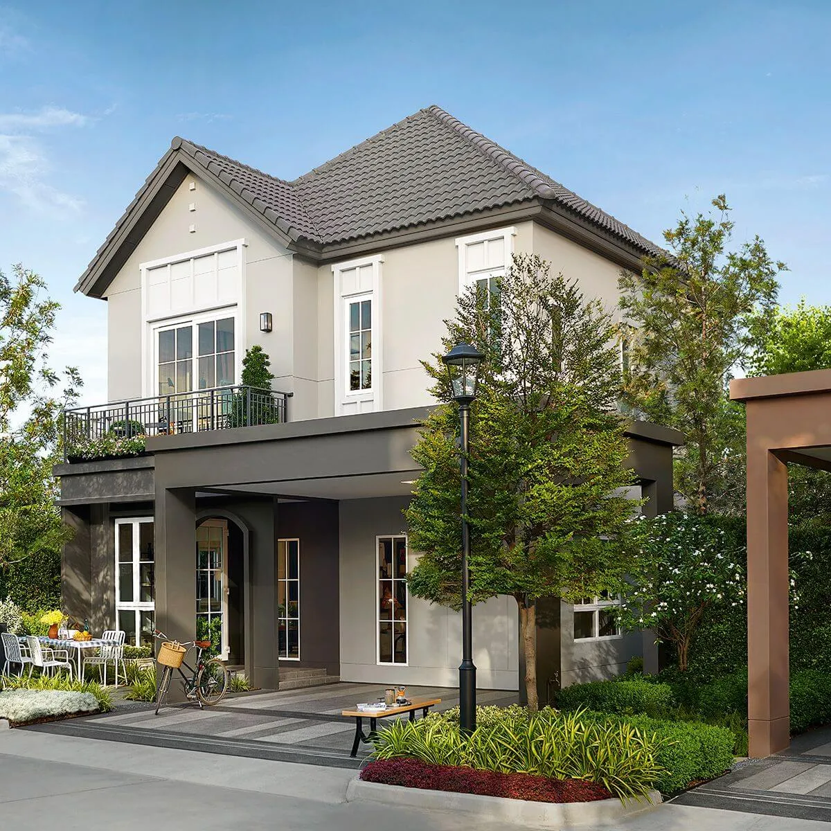 บ้าน สราญสิริ ราชพฤกษ์ - 346 เลขที่ 555/169 ทิศเหนือ ใกล้สวน