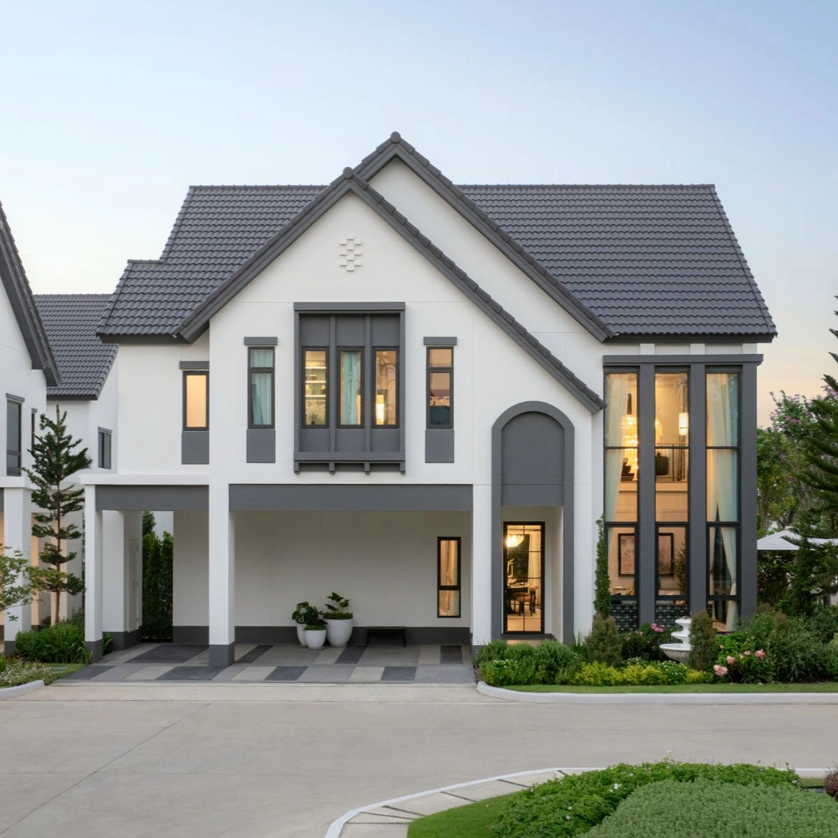 บ้าน สราญสิริ ศาลายา - ปิ่นเกล้า เลขที่ 1349-026SH ทิศใต้ แปลงมุม โซนส่วนตัว