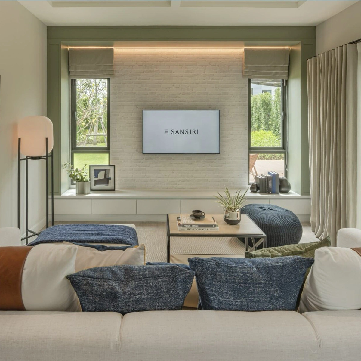 บ้านเดี่ยว สราญสิริ เทียนทะเล 30 เลขที่ 3 ทิศเหนือ *บ้านตัวอย่าง* <br>แต่งเฟอร์ครบ แบบ ASTER